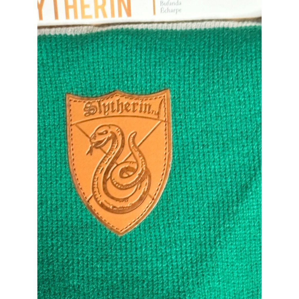Harry Potter Slytherin Scarf Disguise Green Silver Knit Cosplay Costume Target - Picture 2 of 5